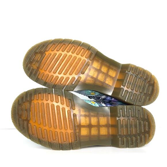 NIB Dr Martens Paint Slick 1460 Pascal Floral Slime Boots Women’s 6 Shoes - Picture 11 of 12